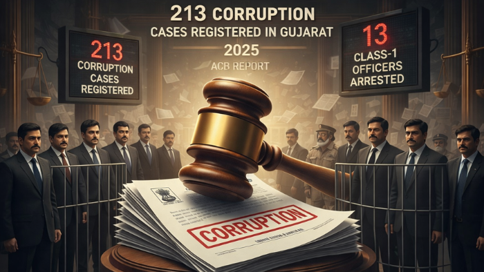 213 Corruption Cases Registered in Gujarat 2025 acb report