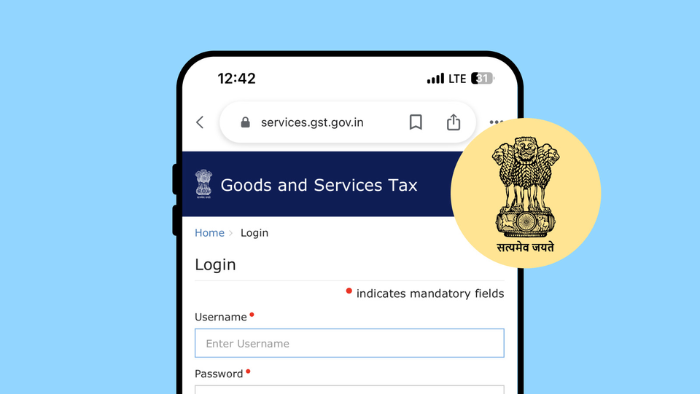 GST Login Process