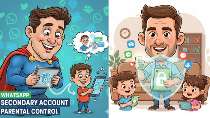 whatsapp secondary account parental control feature