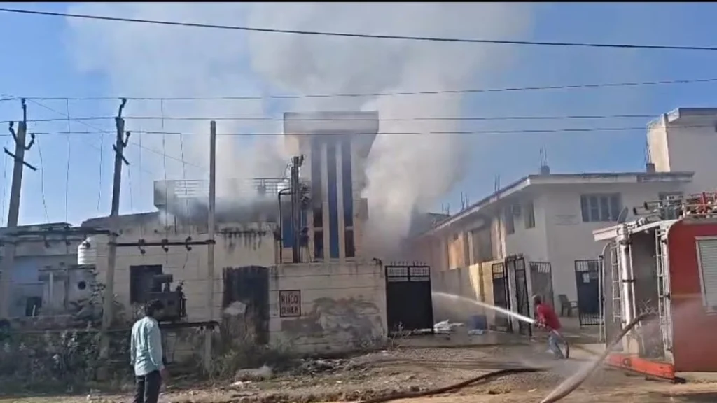rajasthan alwar chemical factory fire