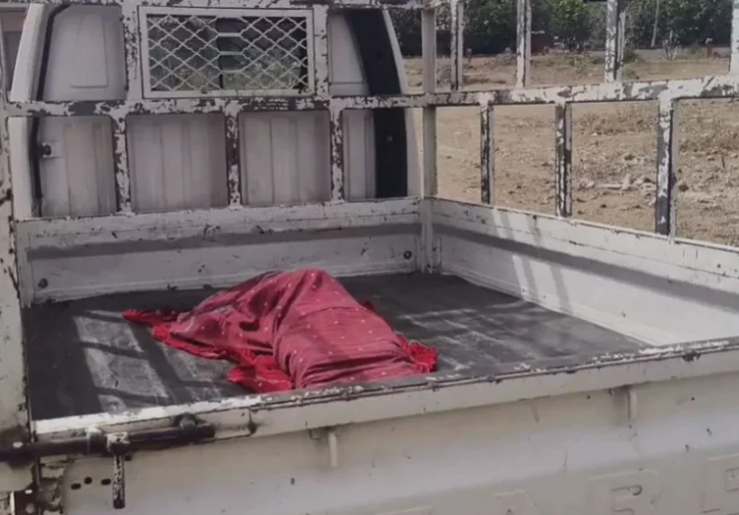 eicher-bike-collision-child-death near Vakhatpar village sayla