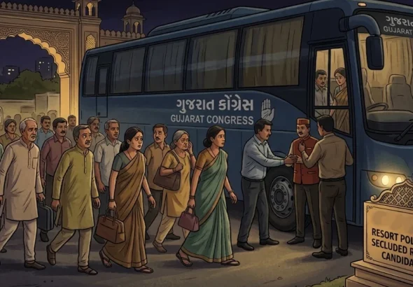 Rajkot Congress Resort Politics