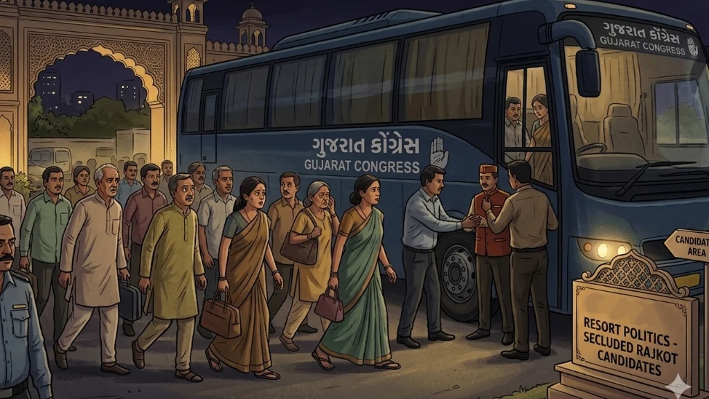 Rajkot Congress Resort Politics