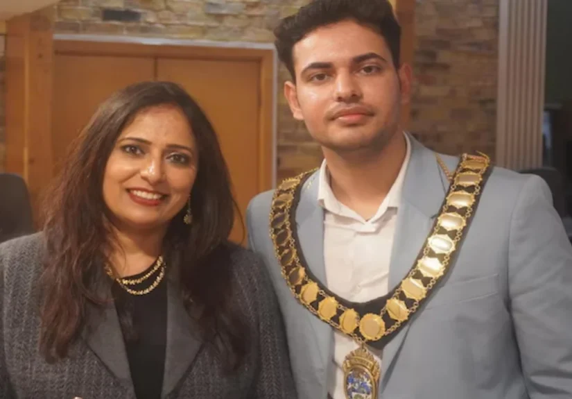 23-year-old Tushar Kumar and his mother Parveen Rani have been elected as mayors.