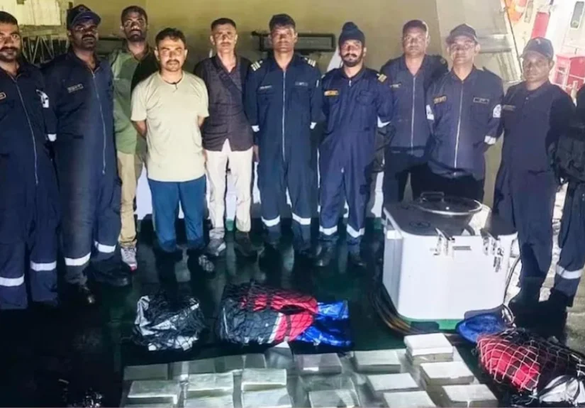Indian Coast Guard and Gujarat ATS intercept 115 kg of cocaine near Mundra Port