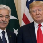 Pakistan s Defence Minister Khawaja Asif US President Donald Trump