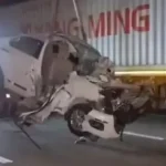 bhavnagar-dholera-highway-road-accident-car-container-collision-three-death