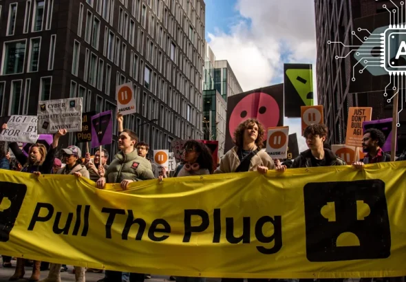 Global AI Protest usa canada