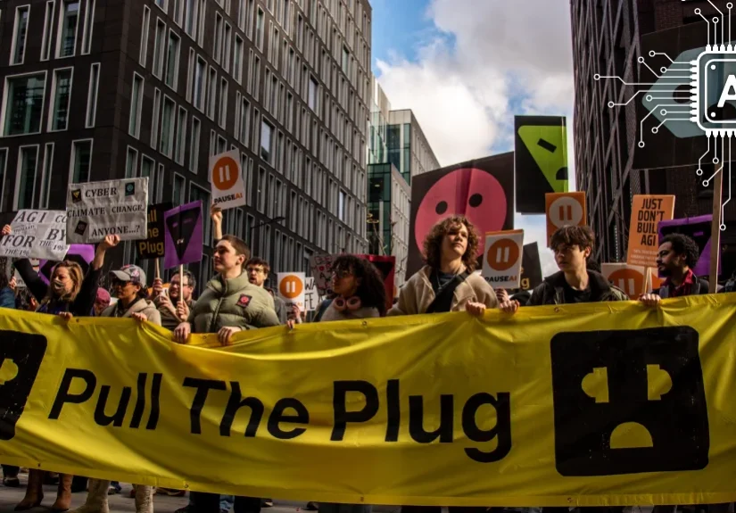 Global AI Protest usa canada