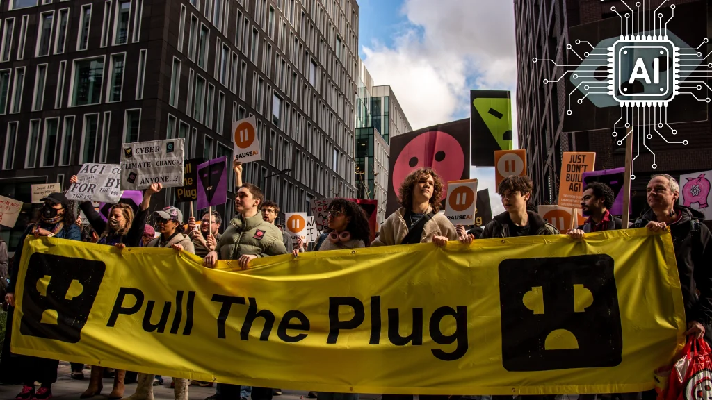 Global AI Protest usa canada