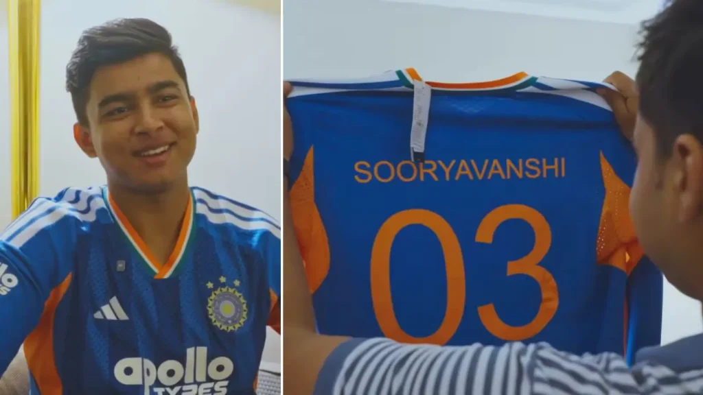 Vaibhav Suryavanshi Jersey