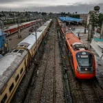 gujarat many train cancel due to heavy rain
