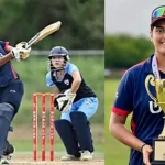 Anannya Aneesh representing USA Women U19 cricket team qualifiers