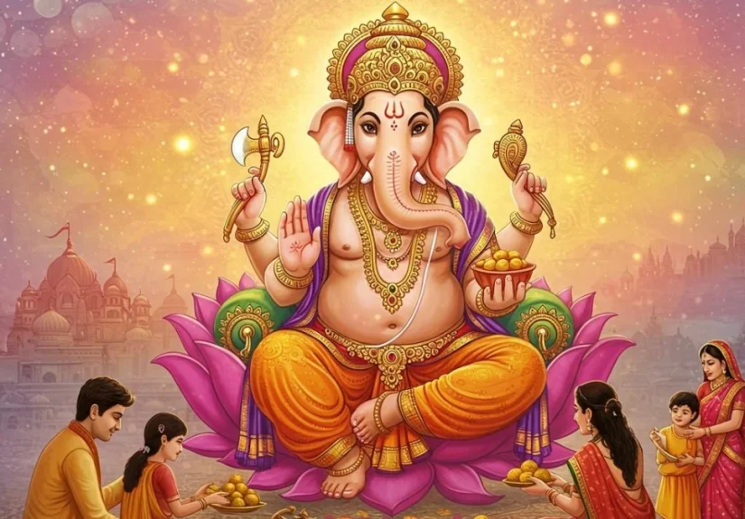 Ganesh Chaturthi celebration
