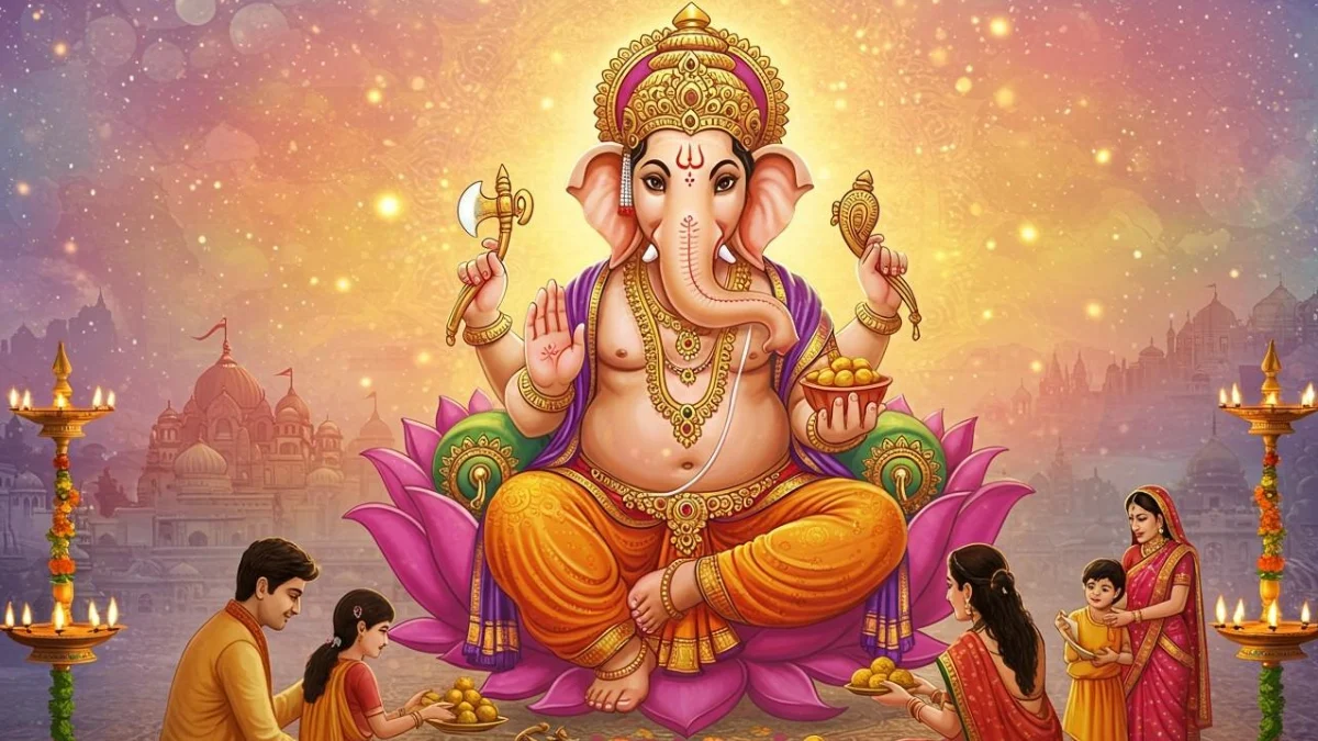 Ganesh Chaturthi celebration