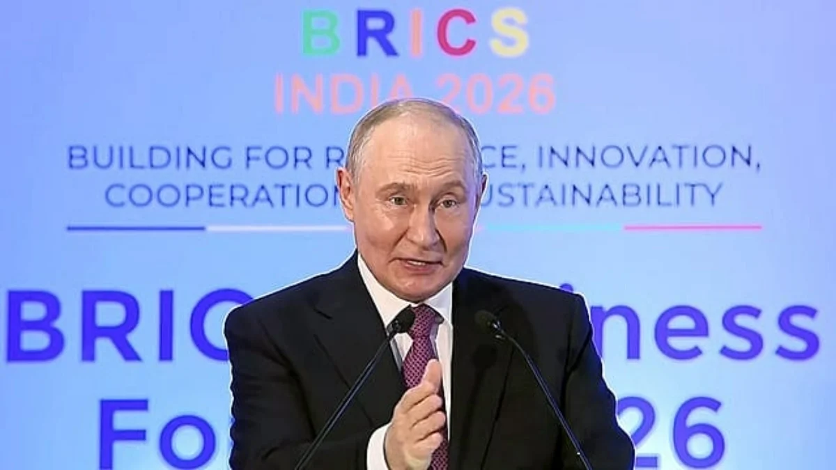 Putin tells BRICS Business Forum Russia hit by over 30000 sanctions, twice all others combined