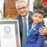 Advay Jain felicitated for youngest author Guinness World Record