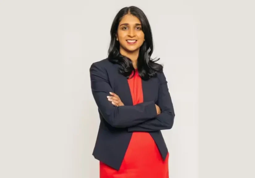 Indian-American candidate Saritha Komatireddy campaigning during the US midterm elections