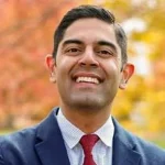 Indian-American lawmaker Ranjeev Puri campaigning for Michigan House Speaker.