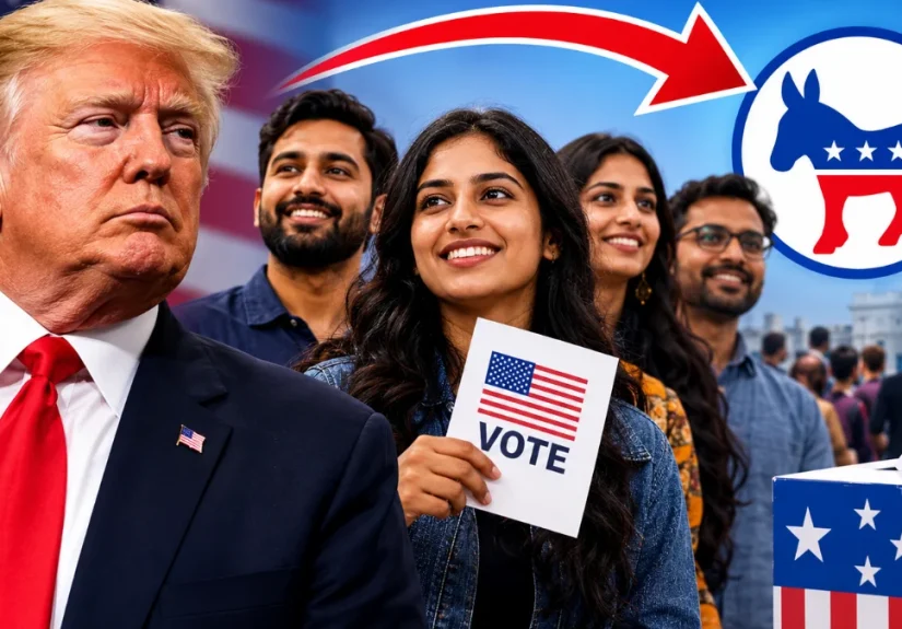 South Asian American voters considering Democratic candidates ahead of the 2026 US midterm elections, according to a nationwide survey.