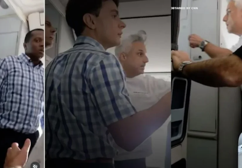 New video shows chaos on flydubai flight after Indian pilot foils attack