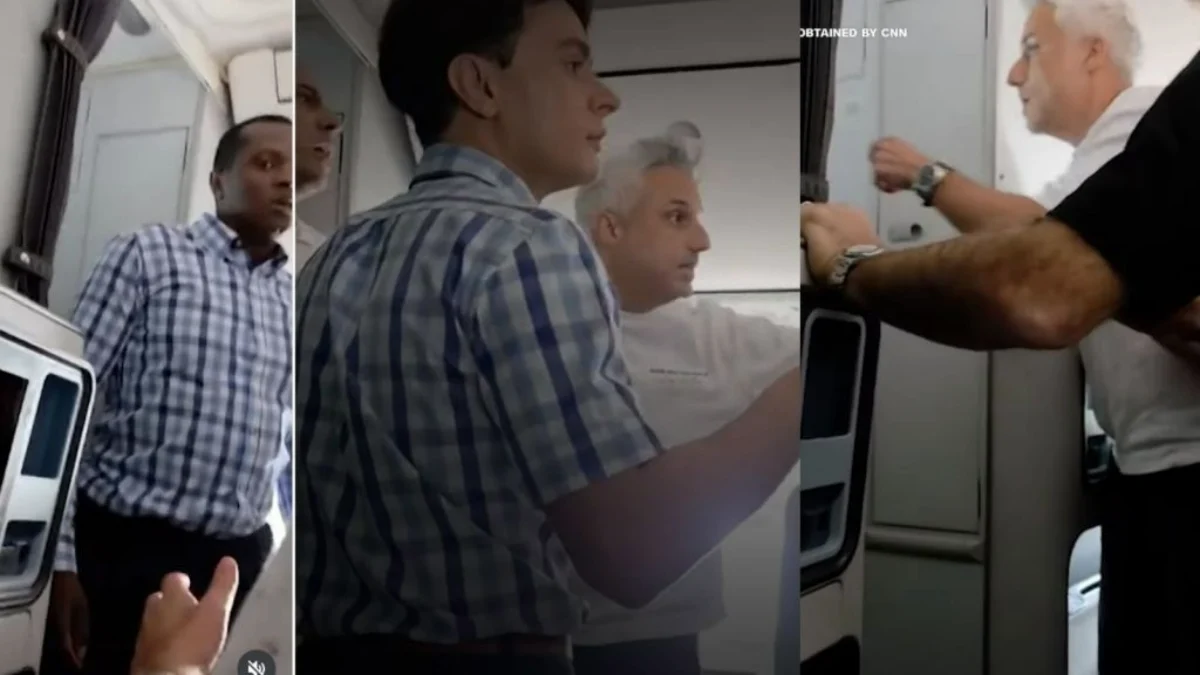 New video shows chaos on flydubai flight after Indian pilot foils attack